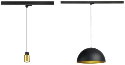 Pendellampor 1-fas skena
