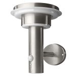 Ledvance LED Vägglampa Endura Stil Dubbel Circle Steel 6W 400lm - 830 Varm Vit | Solar - Rörelse- och ljussensor 