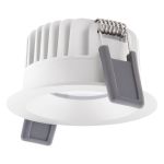 Ledvance LED Spot Fix Aluminium Vit 8W 720lm 36D - 940 Kallvit | Utskärning   68mm - IP44 - Bästa färgåtergivning - Dimbar