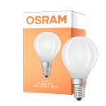 Osram LED Classic LED E14 Päron Filament Matt 1.2W 255lm - 840 Kallvit | Ersättare 25W