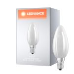 Ledvance Classic Superior LED Lampa E14 Kronljus Filament Matt 4.2W 470lm - 927 Extra Varm Vit | Bästa färgåtergivning - Dimbar - Ersättare 40W
