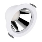 Ledvance LED Downlight Comfort Aluminium Vit 13W 1430lm 55D - 930-940 CCT | 116mm - Utskärning   100mm - IP44 - Bästa Färgåtergivning - UGR<19 - Zigbee Dimbar 