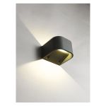 Ansell LED Vägglampa Gila Grafit 11W 512lm - 940 Kallvit | IP55 - Bästa färgåtergivning