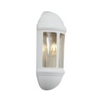 Ansell LED Vägglampa Latina Halv Lykta Vit - Passande för E27 upp till 42W | IP65