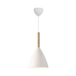 DFTP by Nordlux Pure 20 Pendellampa Metall och Trä Vit | Passande för E27