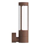 Nordlux Helix Vägglampa Cortenstål Brun | 80mm - IP44 - Passande för GU10