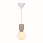 Nordlux Sadie Pendellampa Composite Beige | Passande för 1x E14