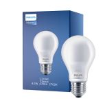 Philips Classic LED Lampa E27 Päron Matt 4.5W 470lm - 827 Extra Varm Vit | Ersättare 40W