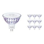 Flerpack 10x Philips Master Value LED Spot GU5.3 MR16 7.5W 660lm 36D - 940 Kallvit | Bästa färgåtergivning - Dimbar - Ersättare 50W