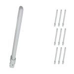 Flerpack 10x Osram Dulux S 11W 840 | Kallvit - 2-Stift