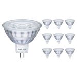 Flerpack 10x Philips Corepro LED Spot GU5.3 MR16 4.4W 390lm 36D - 840 Kallvit | Ersättare 35W