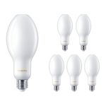 Flerpack 6x Philips TrueForce Core LED E27 HPL/SON Matt 18W 3000lm 300D - 840 Kallvit | Ersättare 80W