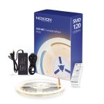 Noxion Led-Ljusslingor Naga 5 Meter Komplett set - Smart Wifi - 24V - 120LEDs/m - 9.6W/m - 930-965 Justerbar Vit | 8mm - IP20 - Bästa Färgåtergivning - SMD2835