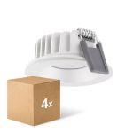 Flerpack 4x Ledvance LED Spot Air Fix Aluminium Vit 6W 570lm 36D - 940 Kallvit | Utskärning   68mm - IP65 - Bästa färgåtergivning - Dimbar