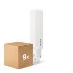 Flerpack 9x Philips CorePro PL-C LED 6.9W 700lm - 830 Varm Vit | 2-Stift - Ersättare 18W