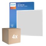 Flerpack 4x Philips LED Panel CoreLine RC132V 26W 3600lm - 840 Kallvit | 60x60cm - UGR <19
