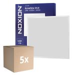 Flerpack 5x Noxion LED Panel Ecowhite V4.0 28W 3200lm - 830 Varm Vit | 60x60cm - UGR <19 - Philips driver