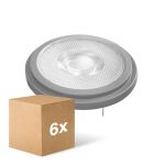 Flerpack 6x Ledvance Superior LED Spot Reflektor G53 AR111 7.4W 450lm 40D - 930 Varm Vit | Bästa färgåtergivning - Dimbar - Ersättare 50W