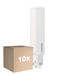 Flerpack 10x Philips CorePro PL-C LED 5.5W 660lm - 840 Kallvit | 4-Stift - Ersättare 13W
