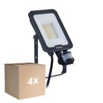 Flerpack 4x Philips LED Strålkastare Ledinaire BVP167 30W 3600lm 110D - 830-840-865 CCT | IP65 - Rörelse- och Ljussensor - Symmetrisk