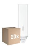 Flerpack 20x Philips CorePro PL-T LED Lampa HF 18.5W - 840 Kallvit | 4-Stift - Ersättare 42W