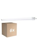 Flerpack 6x Ledvance LED Allmänbruksarmatur Vattentät 33W 3960lm - 840 Kallvit | 120cm