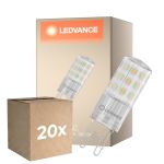 Flerpack 20x Ledvance LED Pin G9 Klar 4.9W 806lm - 840 Kallvit | Ersättare 60W