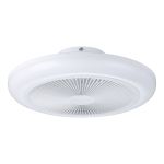Eglo Takfläkt Sayulita 1 ABS Vit 20.8W 820lm - 827-865 Justerbar Vit | Dimbar