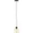 Brilliant Casto Pendellampa Glas Pendellampa Metall Svart Beige | 190mm - Passande för 1x E27