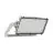 Ledvance LED Strålkastare Max Aluminium Grå 600W 69300lm 65x120D - 830 Varm Vit | IP66 - Asymmetrisk
