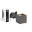 D'Lite Vägglampa Nova Svart Up & Down 4.9W 480lm - 830 Varm Vit | IP54 - Justerbar strålvinkel