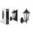 D'Lite Vägglampa Helora Svart | IP44 - Passande för 1x E27