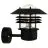 Nordlux Vejers Vägglampa Metall och Glas Svart | IP54 - Passande för E27