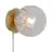Nordlux Chisell Vägglampa Metall och Glas Mässing | Passande för E14