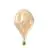 Calex XXL Organic Evo Guld LED E27 Filament 6W 300lm- 818 Extra Varm Vit | Dimbar