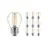 Flerpack 10x Philips Master Value LED Lustre E27 boll Filament Klar 3.4W 470lm - 927 Extra Varm Vit | Bästa färgåtergivning - Dimbar - Ersättare 40W