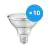 Flerpack 10x Ledvance LED Spot E27 PAR30 10W 633lm 36D - 927 Extra Varm Vit | Bästa Färgåtergivning - Dimbar - Ersättare 75W