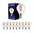 Flerpack 10x Noxion Lucent Lyster LED E14 boll Filament Klar 4.5W 470lm - 827 Extra Varm Vit | Dimbar - Ersättare 40W