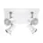 Eglo Taklampa Tamara 1 Stål Vit Krom 4x2.8W 4x250lm - 830 Varm Vit | IP44 - Inkl. 4x GU10