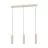 Eglo Pendellampa Caminia Stål Slipad 3x4.7W 3x345lm - 830 Varm Vit | IP20 - Inkl. 3x GU10