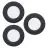 Flerpack 3x Eglo Infälld Spot Fueva 6 Plast Svart 11.1W 1350lm - 827-840-865 CCT