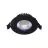 Noxion LED Lutningsbar Slim Spot Svart Runda 5W 550lm 60D - 940 Kallvit | 85mm - IP54 - Dimbar - Bästa Färgåtergivning