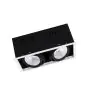 Ledvance LED Spot Fyrkant Multi Lutningsbar Svart-Vit 2x30W 5400lm 38D - 830 Varm Vit | Utskärning   320x160mm