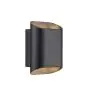 Nordlux Nico 22 Vägglampa Svart IP54 | Passande för 4x GU10