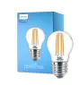 Philips Corepro LED Lustre E27 boll Filament Klar 6.5W 806lm - 827 Extra Varm Vit | Ersättare 60W
