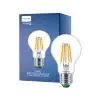 Philips MASTER LED Lampa Ultra Efficient E27 Päron Klar 2.3W 485lm - 827 Extra Varm Vit | Ersättare 40W