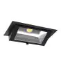 LED Downlight Wallwasher Wally Maxi Svart 46W 6050lm 70x75D - 830 Varm Vit - 238x145mm