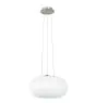 Eglo Pendellampa Optica Stål Satin Nickel | Passande för 2x E27