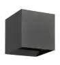 Eglo Vägglampa Calpi 3 Aluminium Antracit Up & Down 2.8W 420lm - 830 Varm Vit | IP54