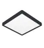 Eglo Taklampa Fueva 6 Plast Svart 13W 2100lm - 827-840-865 CCT